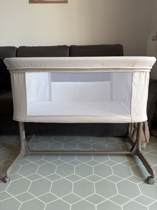 Łóżeczko dostawka Carrello Luna Silk Beige