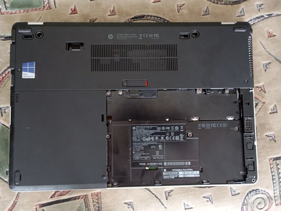 Корпус з клавіатурою тачпадо hp folio 9470