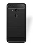 Carbon Case Elastyczne Etui Pokrowiec Htc U11+ Czarny