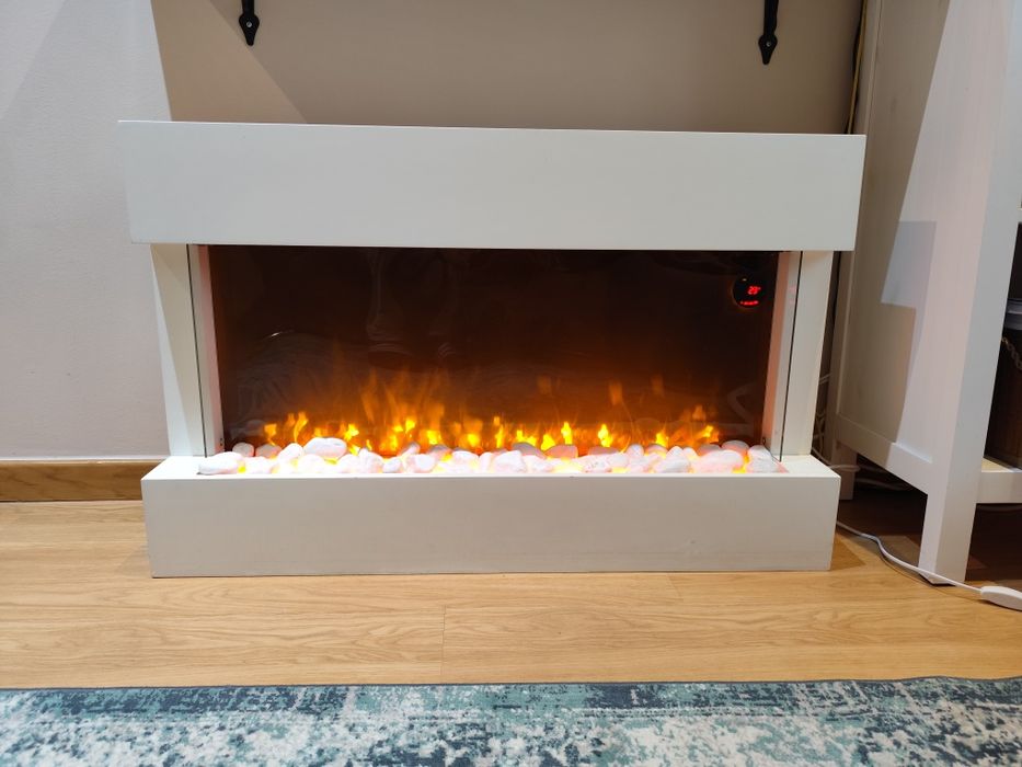 Klarstein Lareira Elétrica LED Temporizador Semanal Studio 1