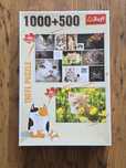 Puzzle Trefl koty 2 układanki 1500 elementów