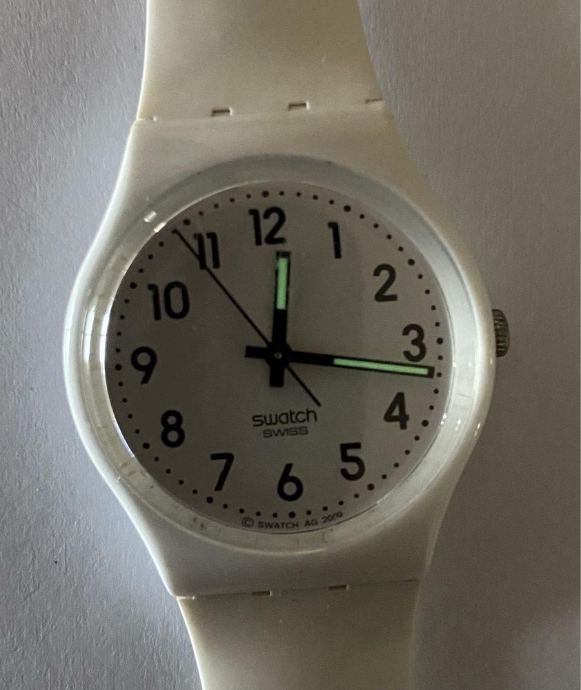 Relógio Swatch Swiss branco