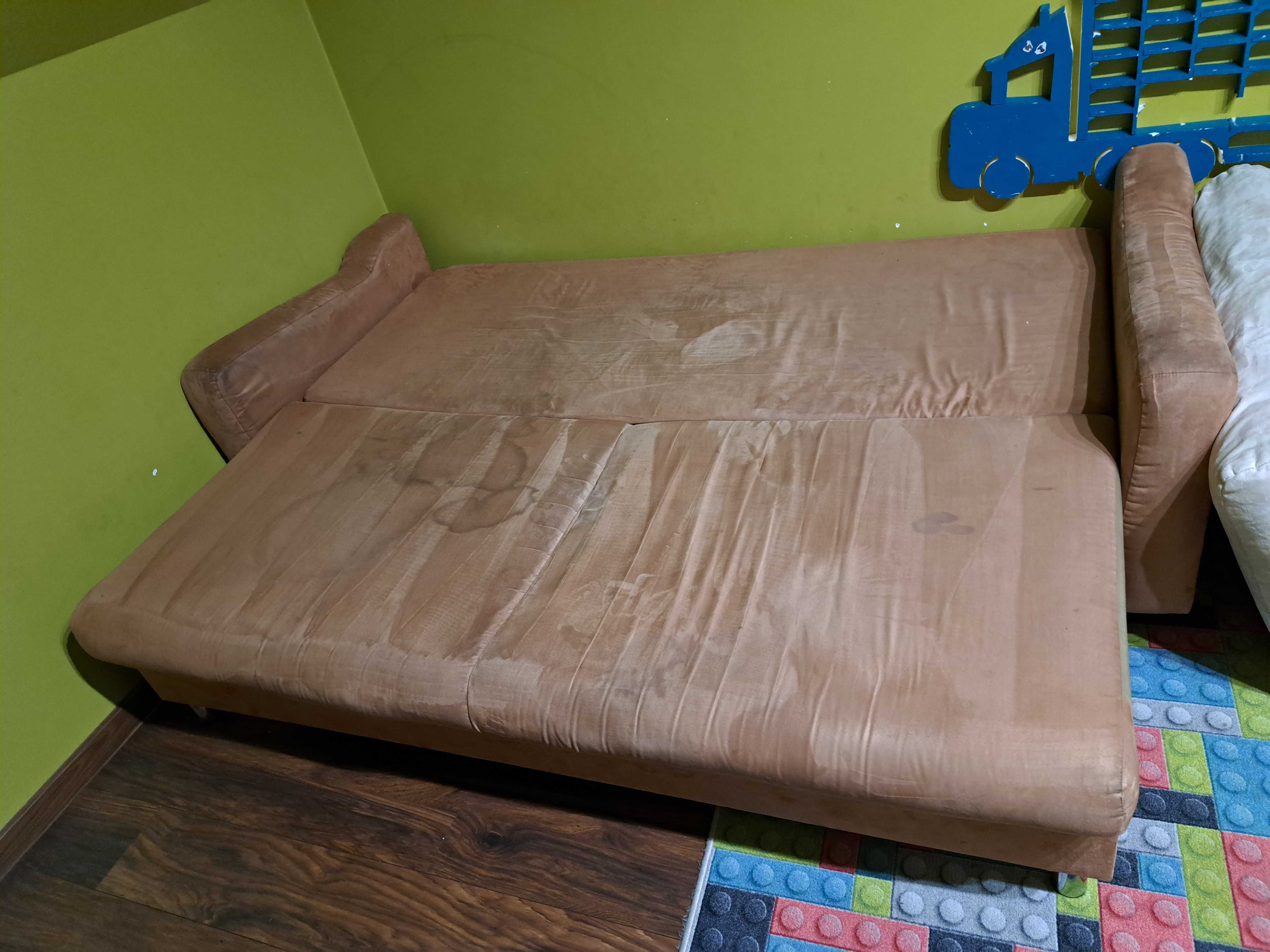 Sofa kanapa rozkładana ze schowkiem