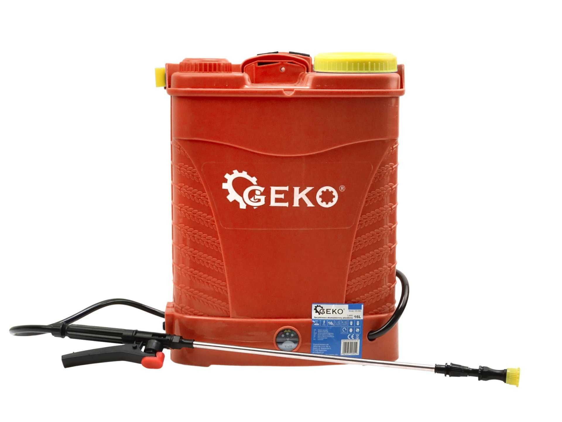 Opryskiwacz akumulatorowy plecakowy 16L 8Ah 12V + 4 DYSZE ZESTAW