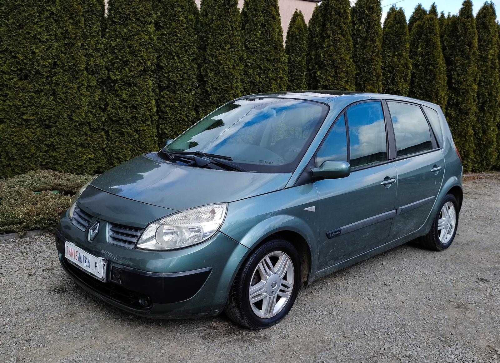 Renault Scenic/ 2004/1.6 Benzyna/1 - WŁ./Panorama/Hak/Promocja!!