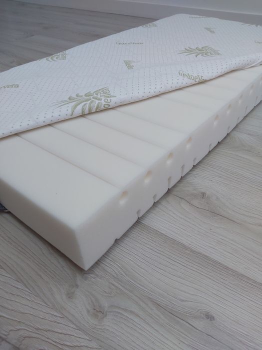 Nowe matetace! 90x200 7-strefowy antyalergiczny pokrowiec Aloe vera