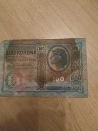 Stary banknot Austria