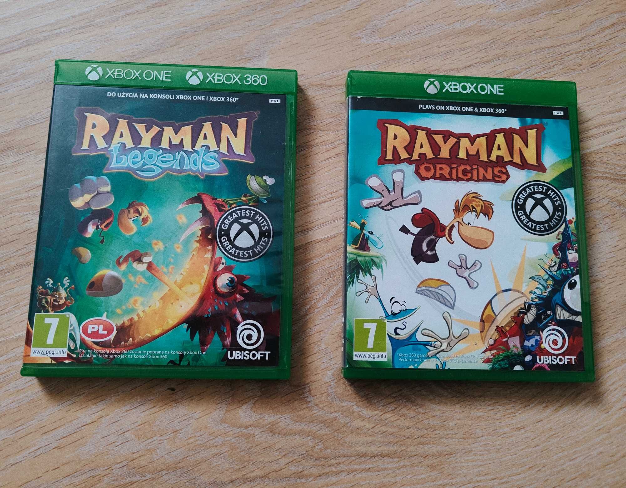 2 gry Rayman - Xbox one / Xbox 360