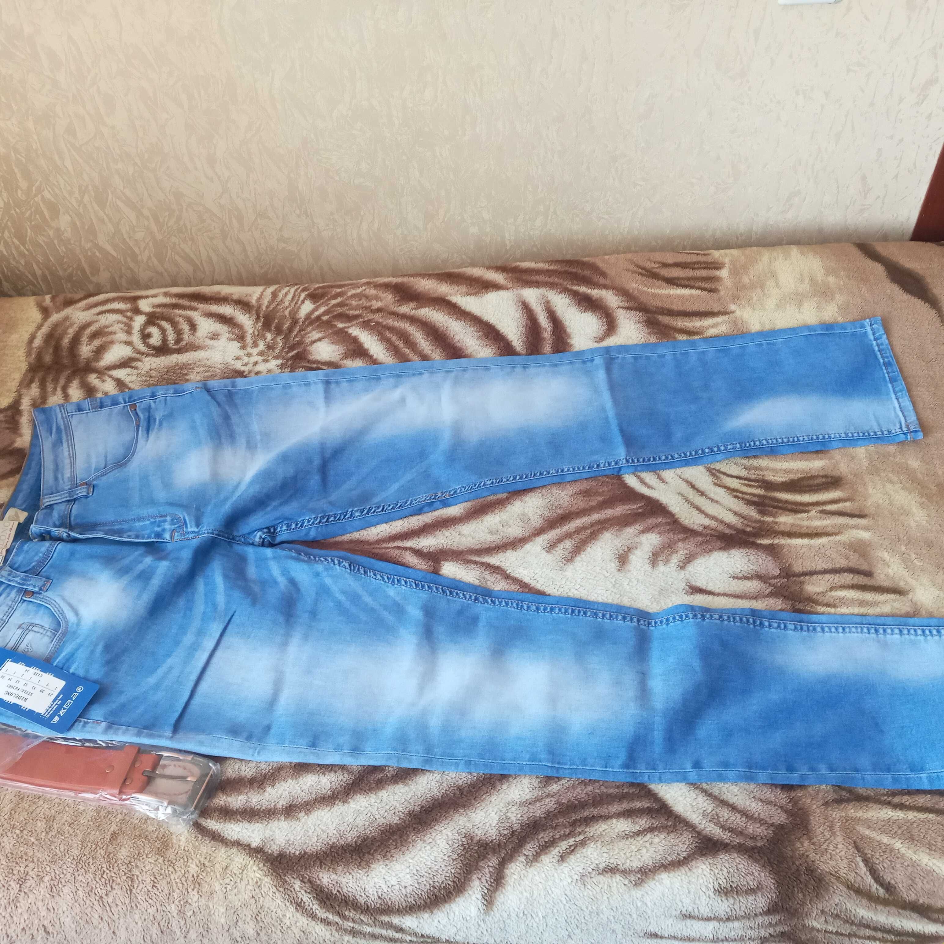 джинси чоловічі блакитні 34 розміру (батал 58 р)