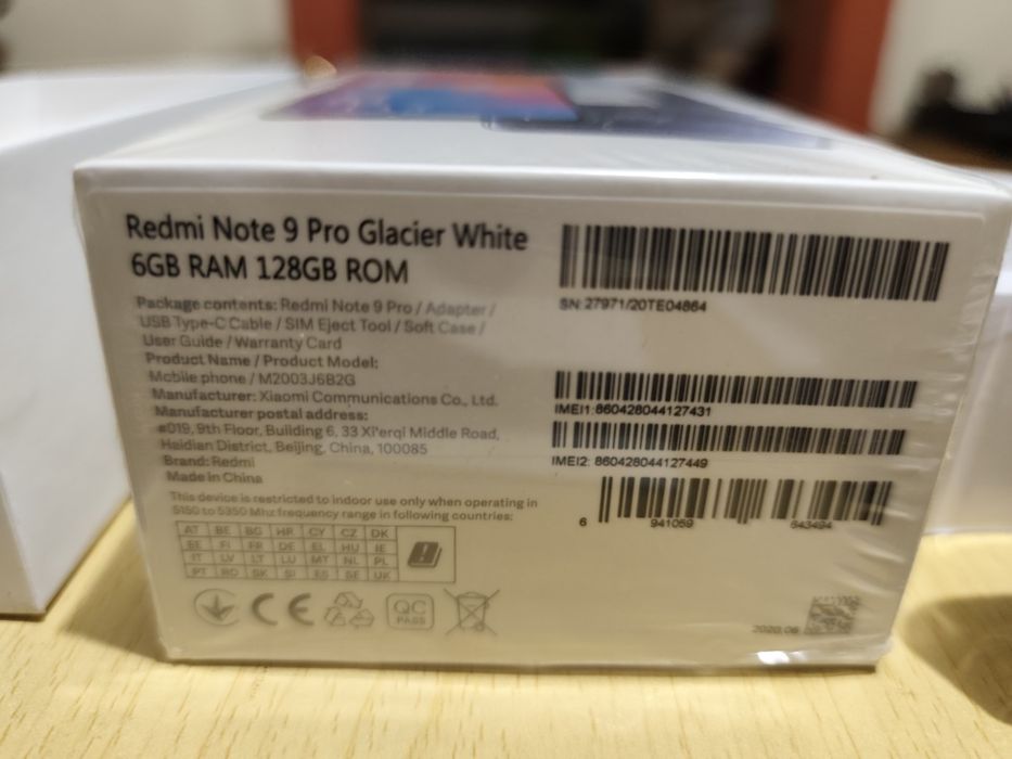 Redmi note 9 pro.128GB ROM.