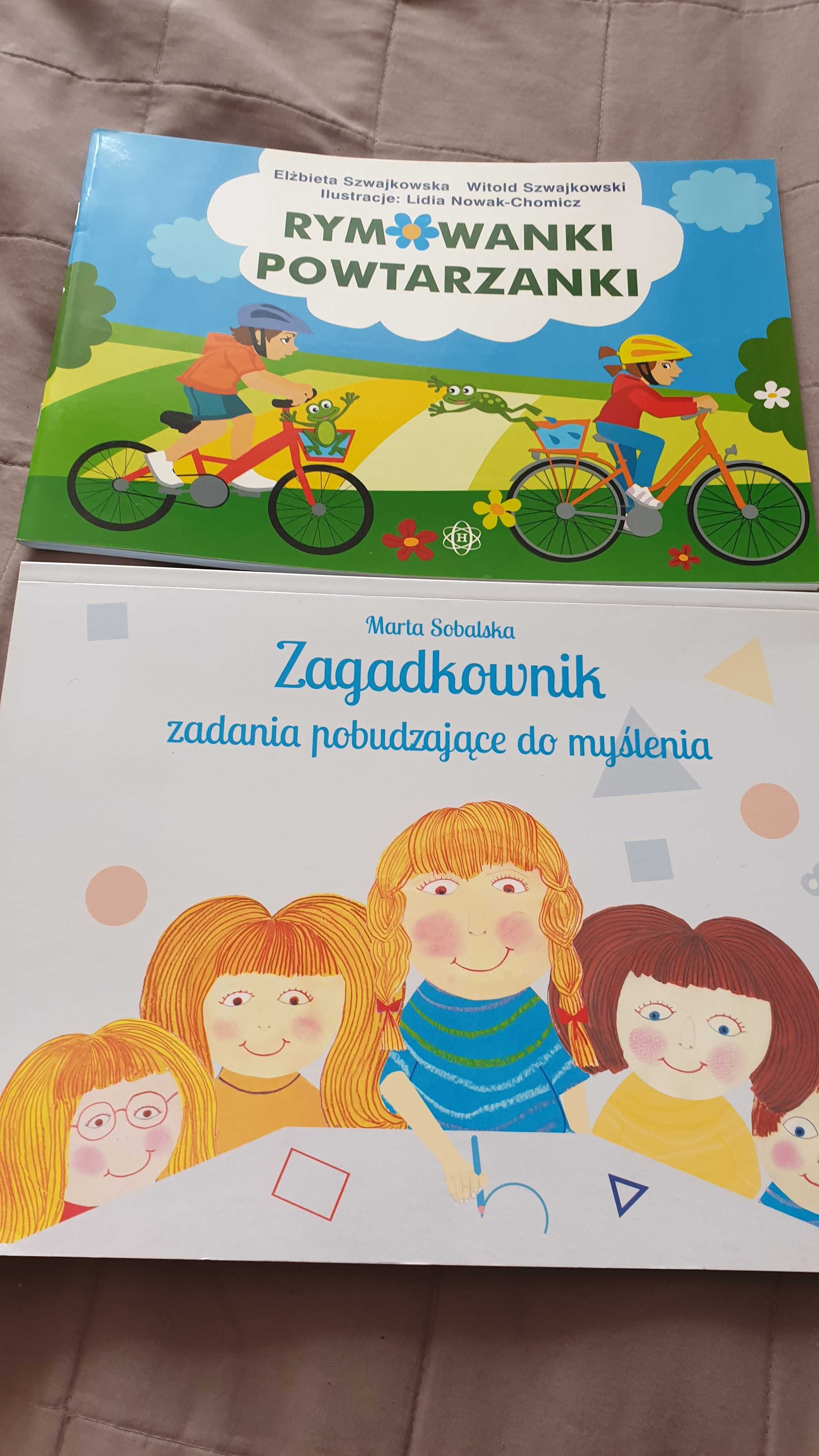 Nowe książki dla dzieci rymowanki zagadkownik nauczycielka przedszkola