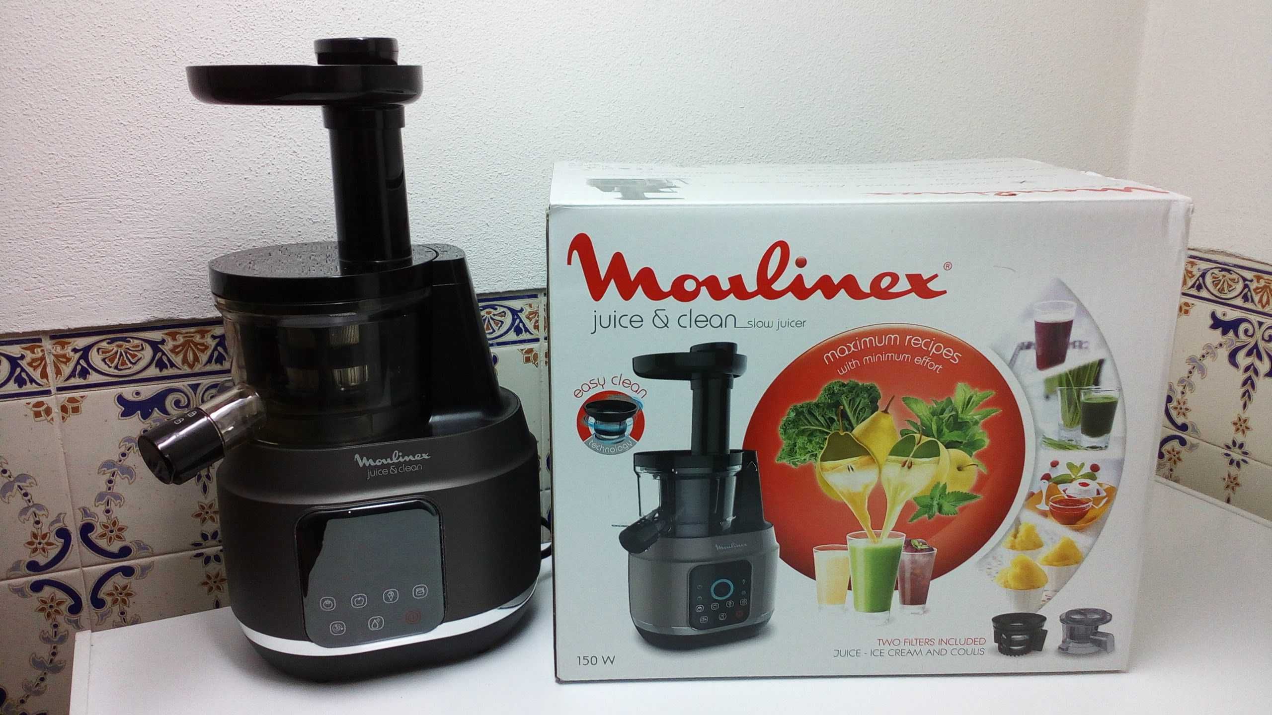 Máquina de sumos Moulinex Centrifugadora Juice & Clean NOVA