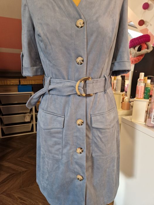 Niebieska sukienka damska M