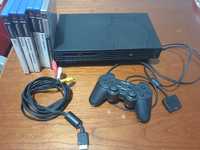 PlayStation 2 desbloqueado+ jogos + comando