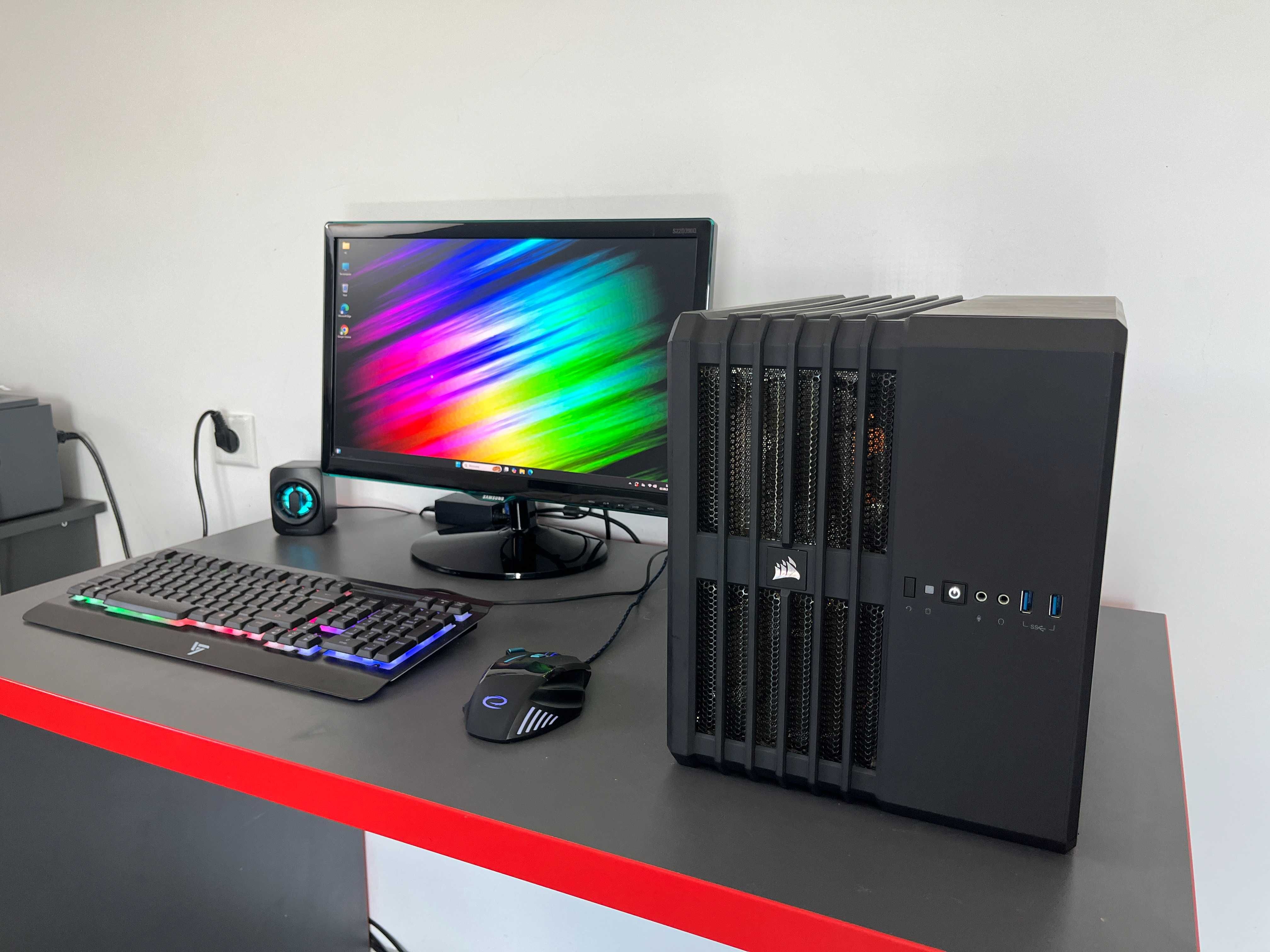 Komputer  Gamingowy  i5 9th  16GB SSD 1 TB GTX 1650 WiFi Monitor 22