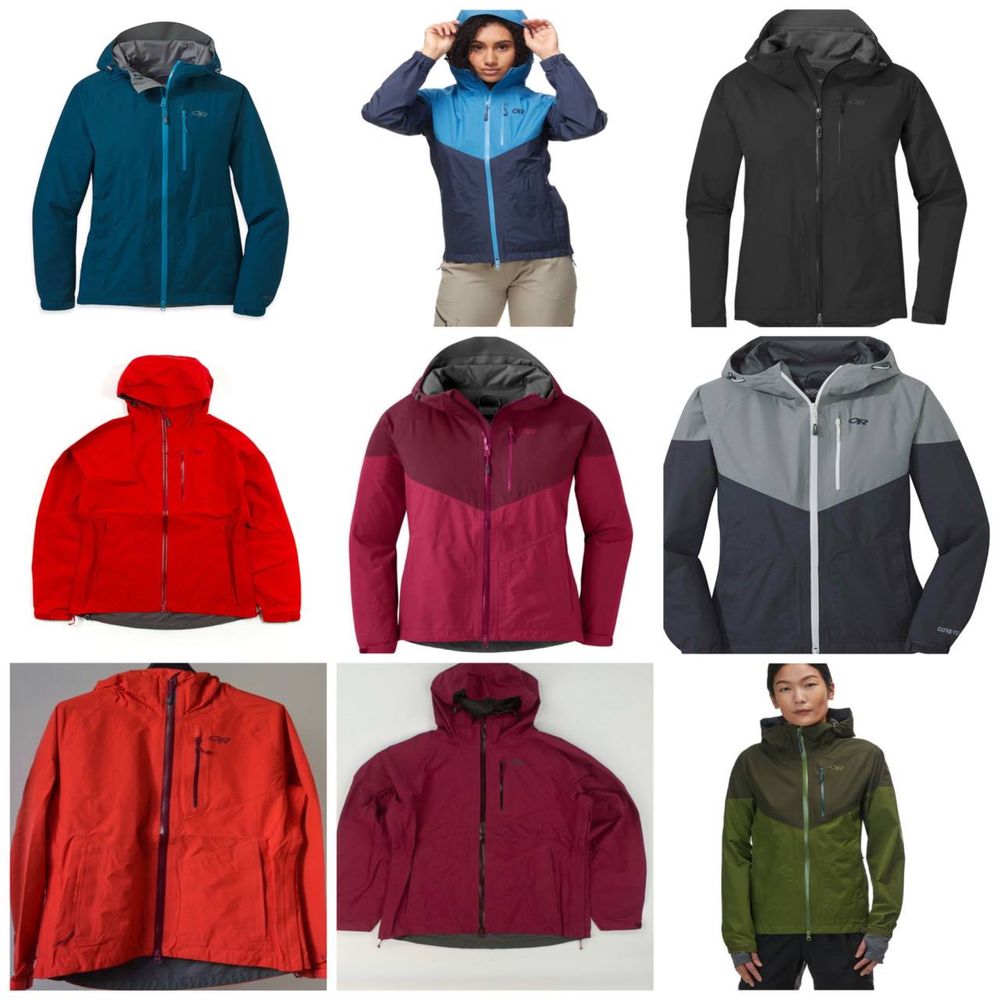 Куртка мембранна туристична gore tex outdoor research водонепроникна