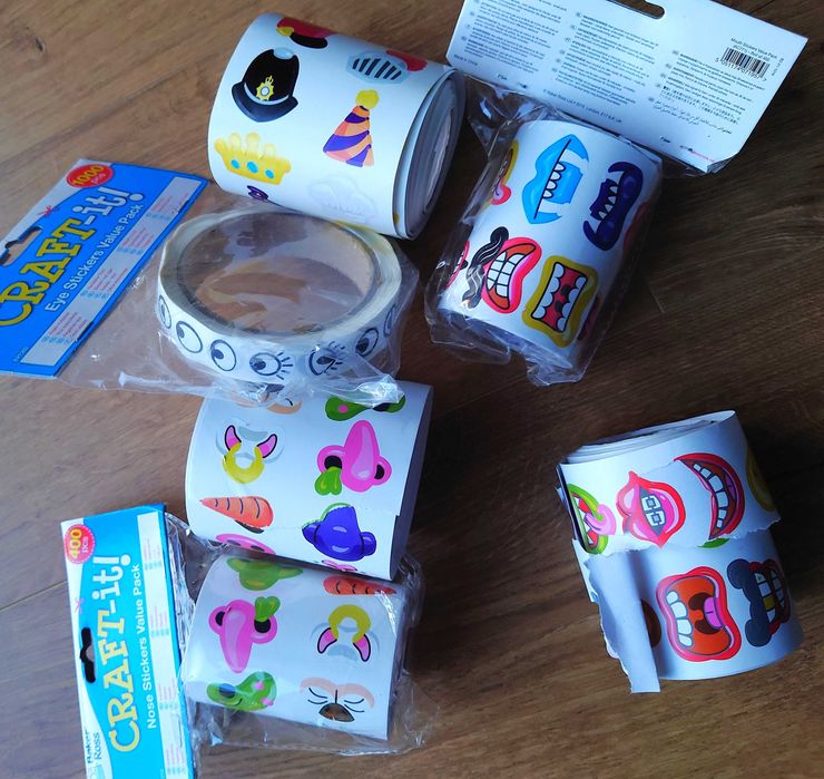 Kreatywne nalepki do tworzenia postaci dla dzieci