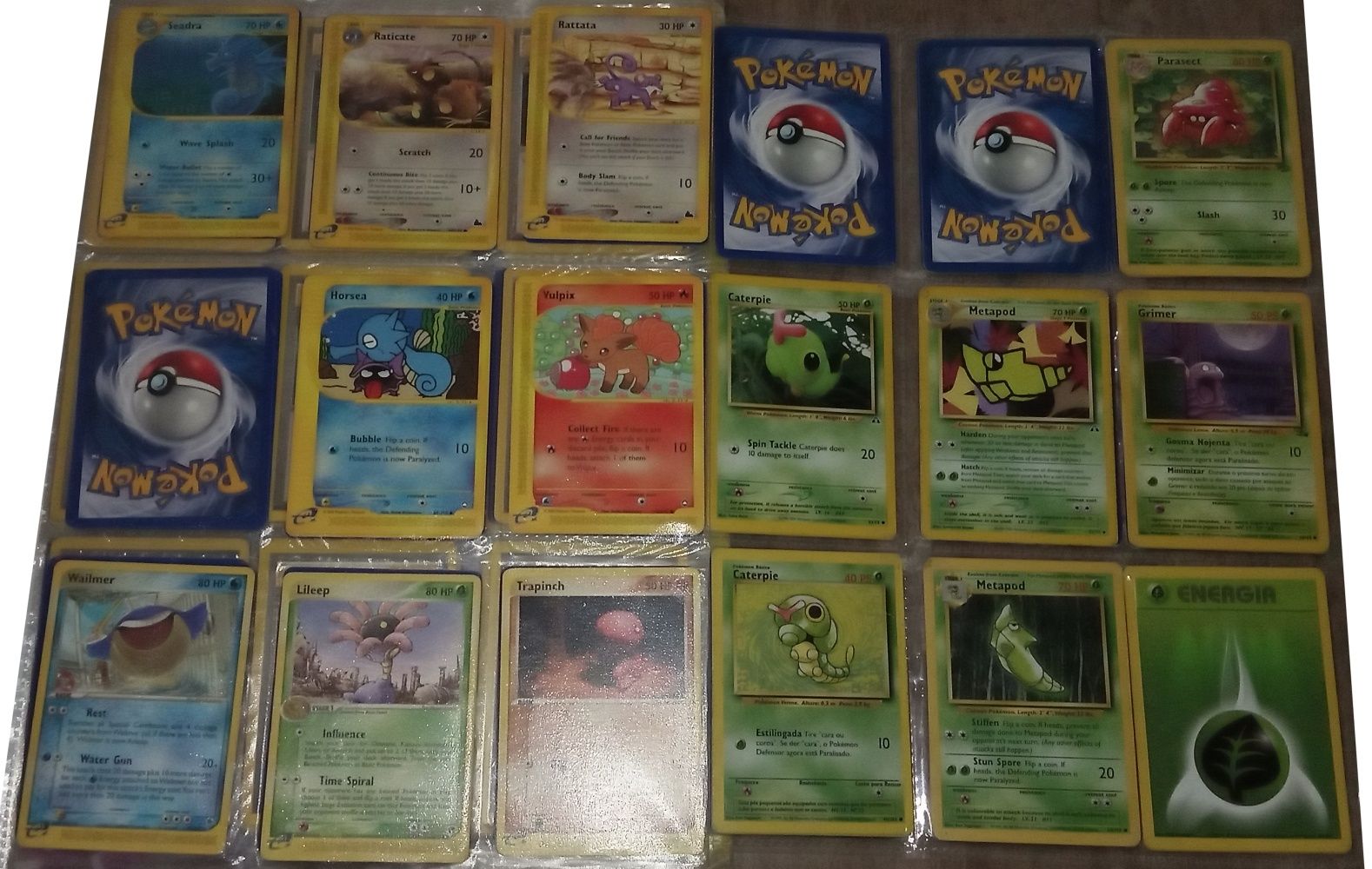 0,95€ Pokemon cartas 1998/1999