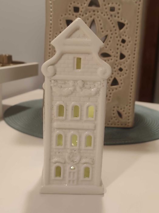 Lampion Domek kamieniczka led