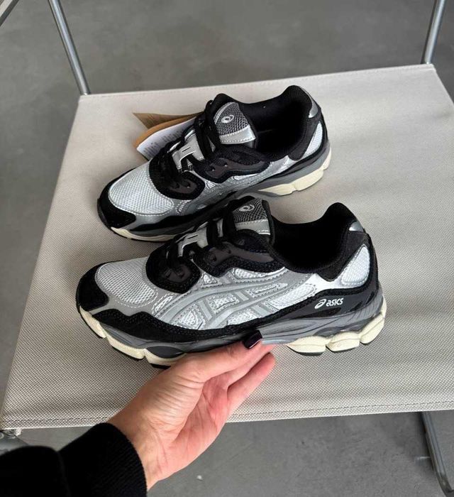 Кроссовки  Asics Gel-NYC 1090 Black Ivory Grey/Кросівки Жіночі Асікc