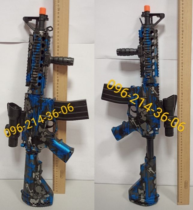 Мощный детский автомат на орбизах M416 на аккумуляторе