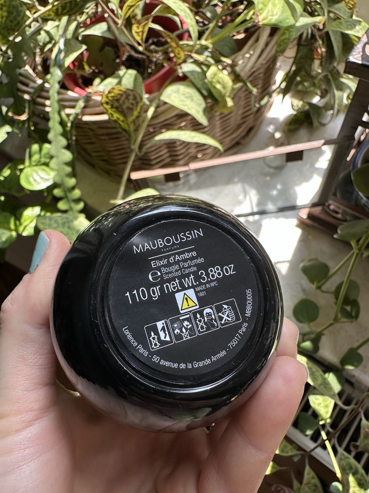 Mauboussin Elixir d’ambre świeca zapachowa perfumeryjna nowa