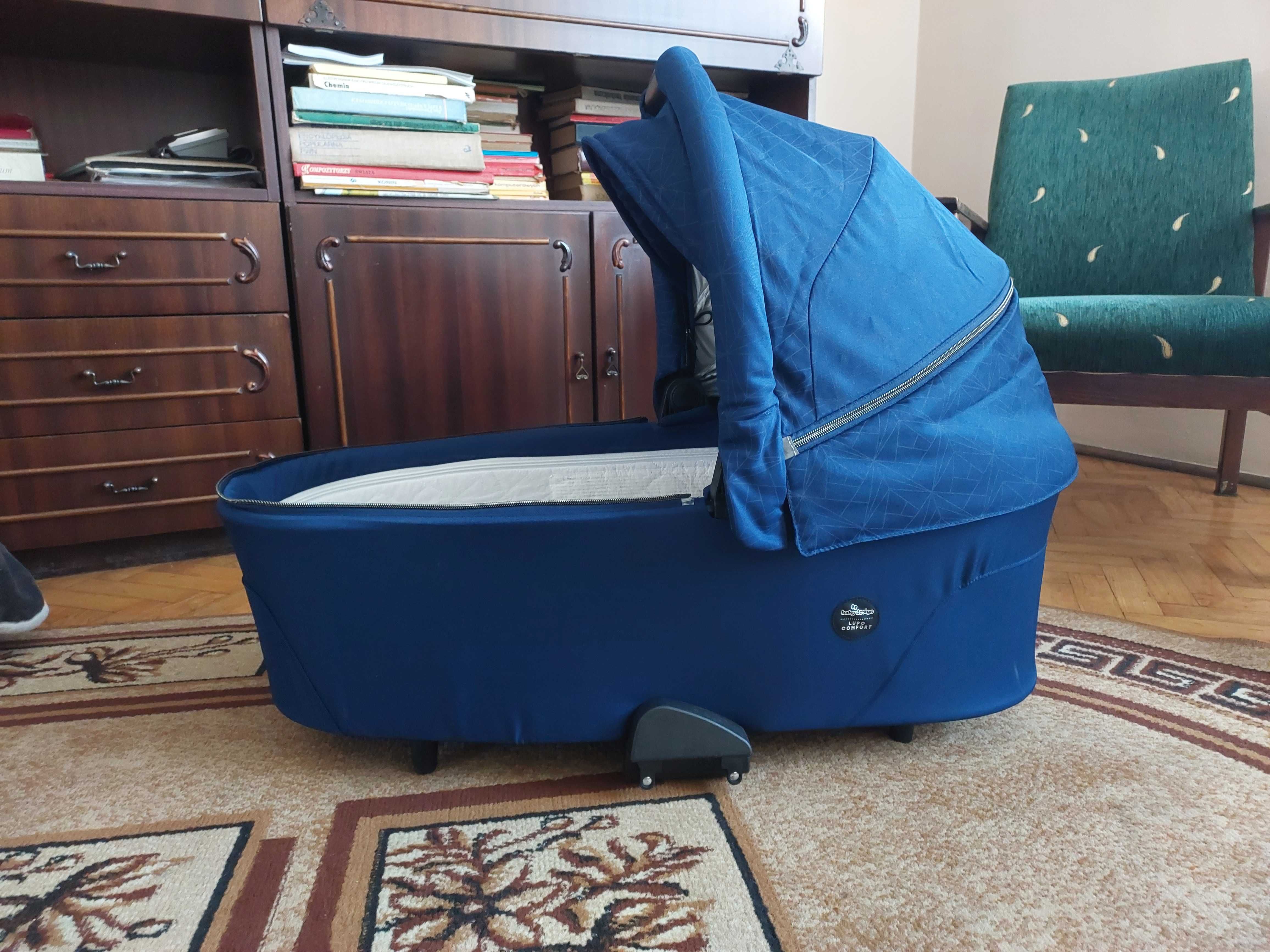 Wózek 2w1 gondola + spacerówka Baby Design Lupo Comfort Limited