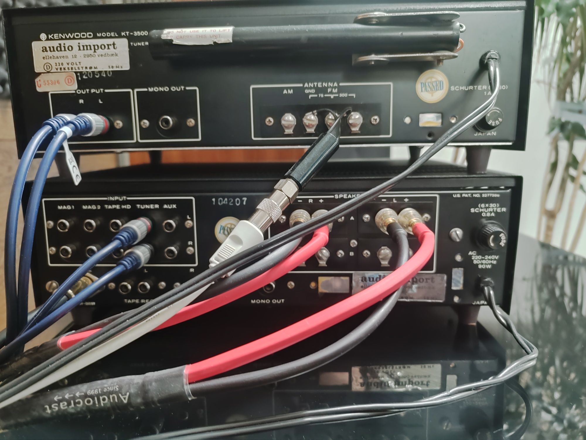 Trio Kenwood KA2500 i KT3500. Kolekcjonerski