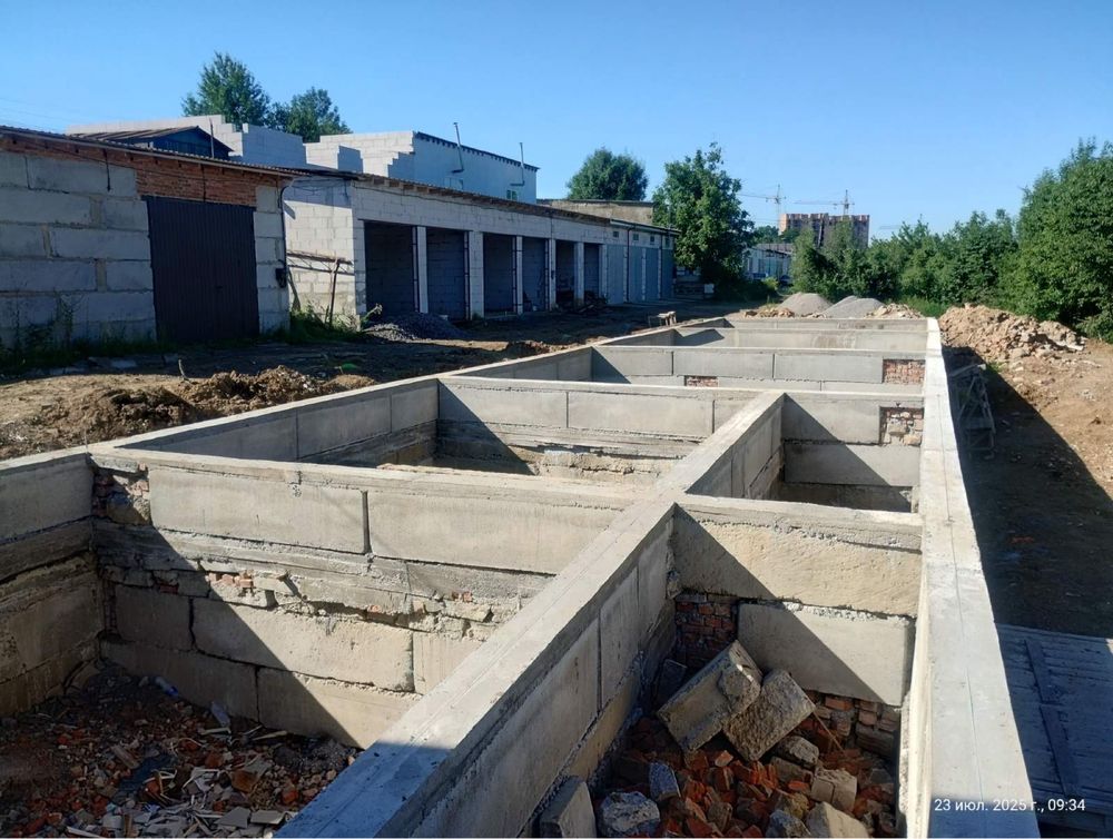 Земля під будівництво БОКСІВ ПІД БУС 8/8м 380 Вода ГСК9
