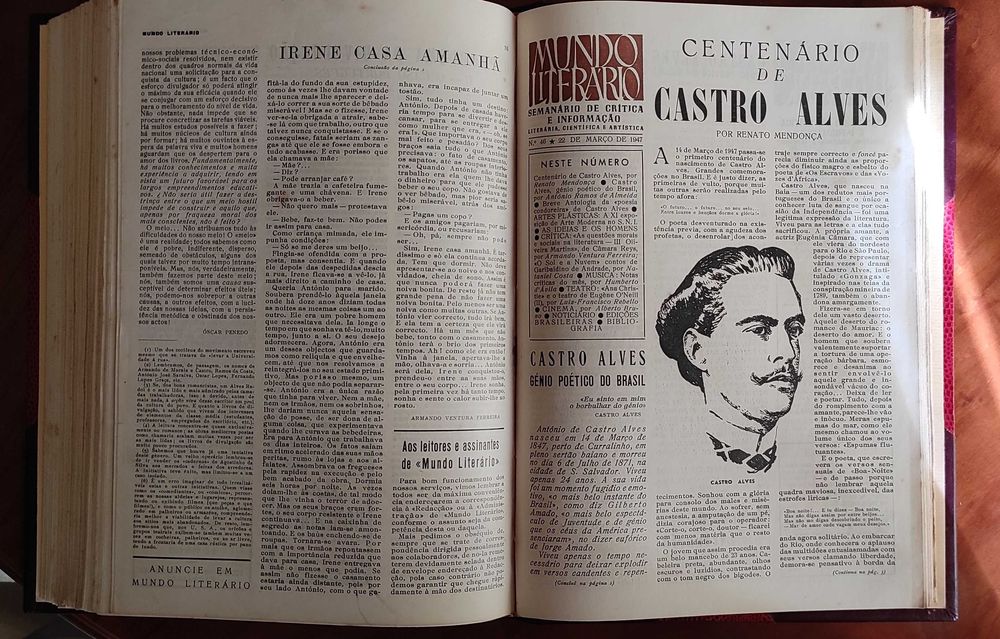 Mundo Literário. Semanário de Crítica e Informação