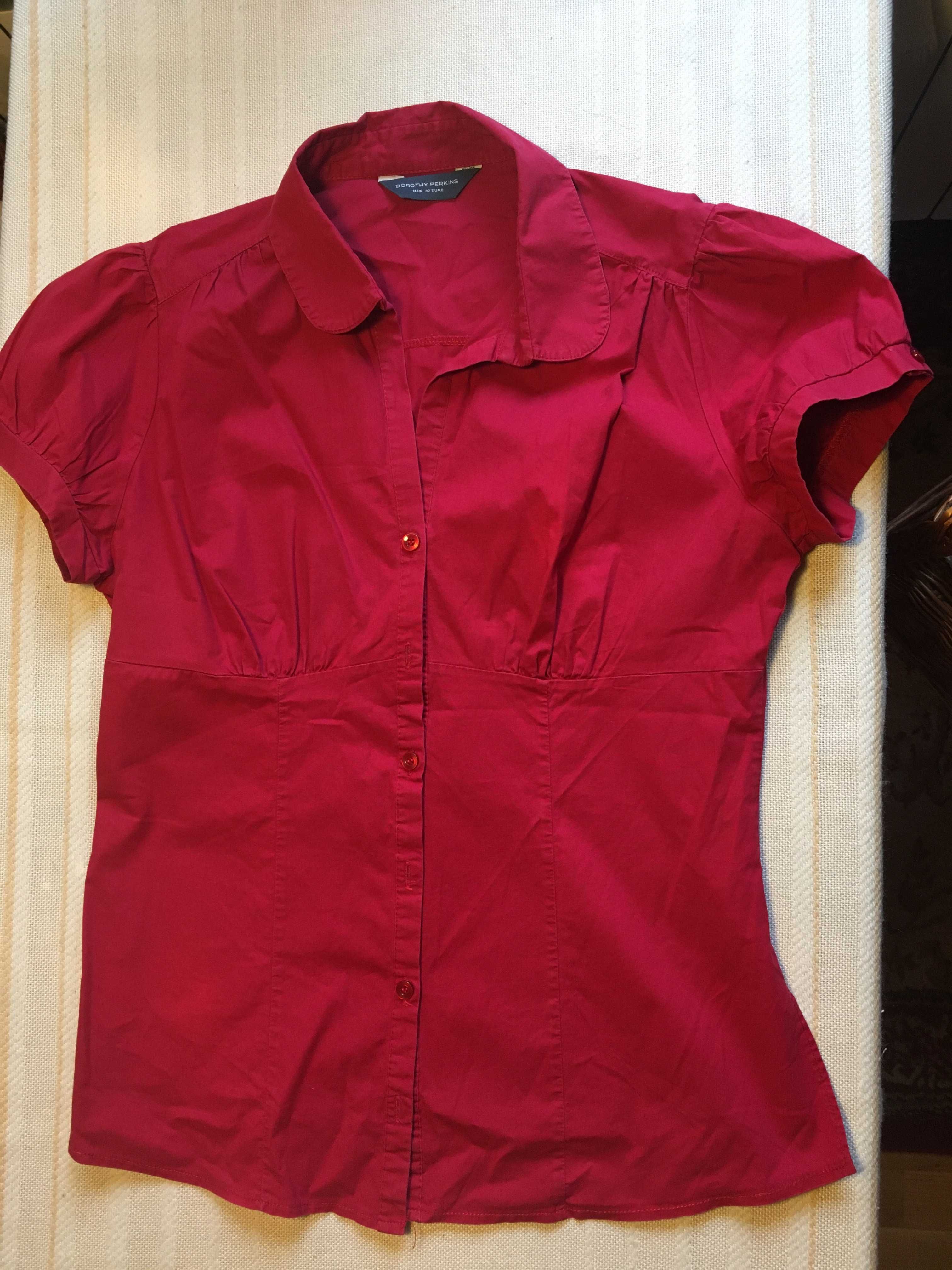 Bordowa bluzka Dorothy Perkins / rozmiar 42