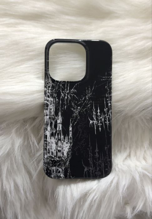 чехол на iphone 15 pro новый в стиле y2k gothic opium