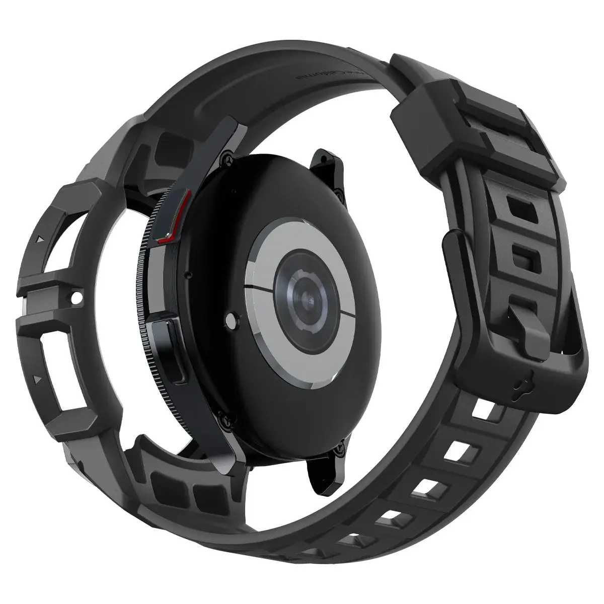Чехол с ремешком Spigen Rugged Armor Pro Samsung Galaxy Watch 6 Black