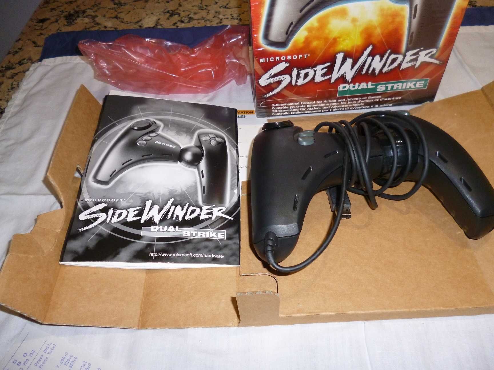 Joystick da Microsoft - microsoft sidewinder dual strike