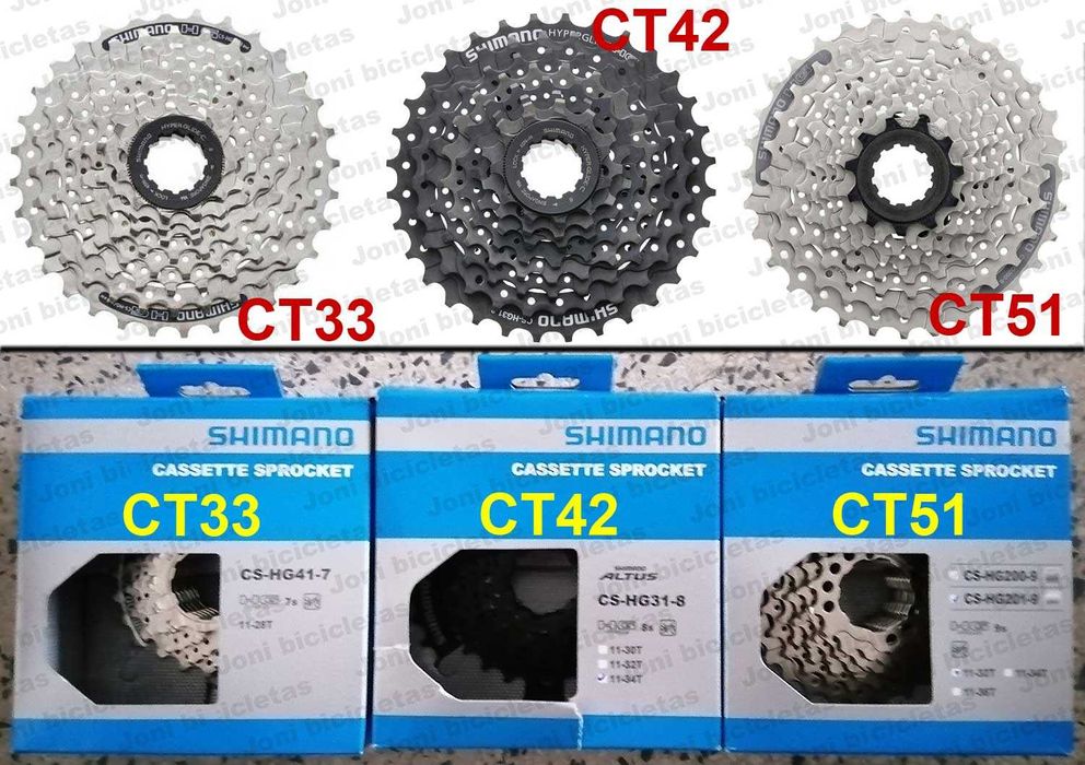 Mudanças SHIMANO de bicicleta