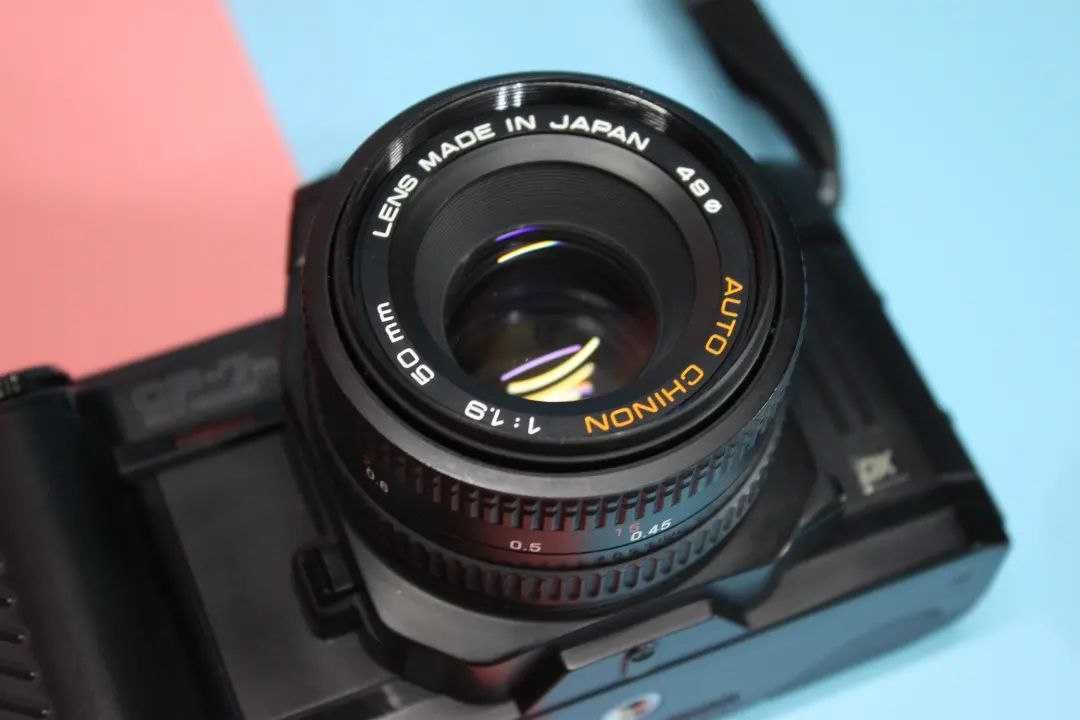 Фотокамера Chinon CP-7m + Об'єктив Auto Chinon 50mm f/1.9