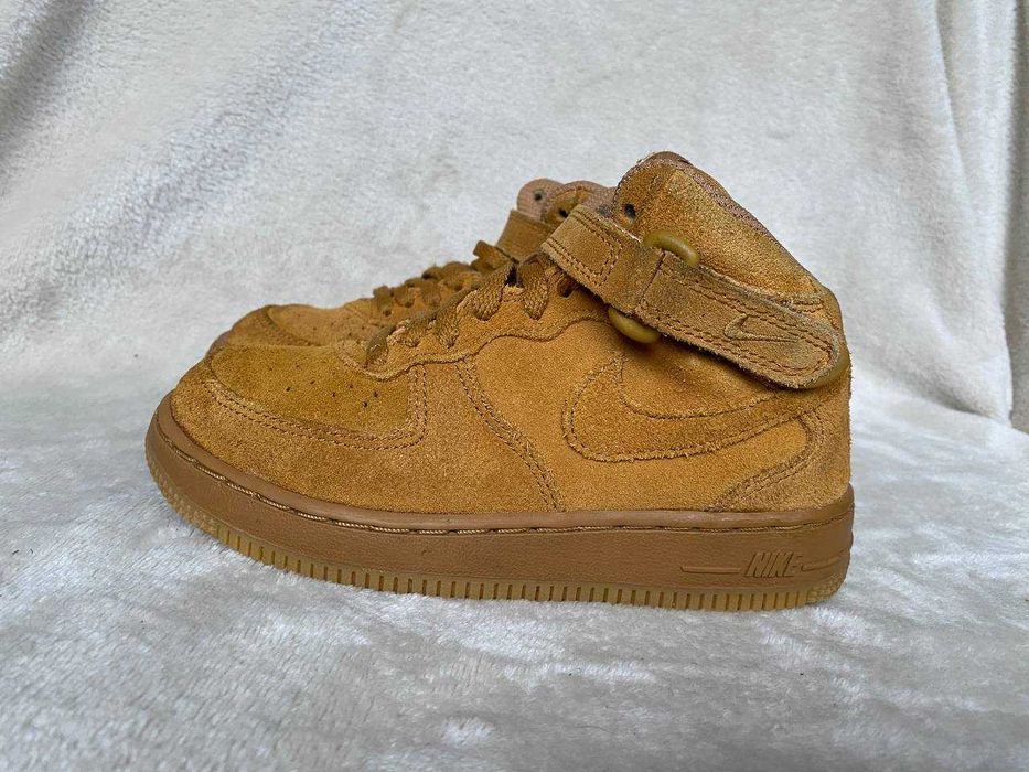 Високі замшеві Кросівки хайтопи  черевики Nike Air Force  розм 29,5