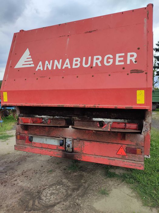 Rozrzutnik obornika  Annaburger HTS 14.79, talerzowy wymienne podwozie