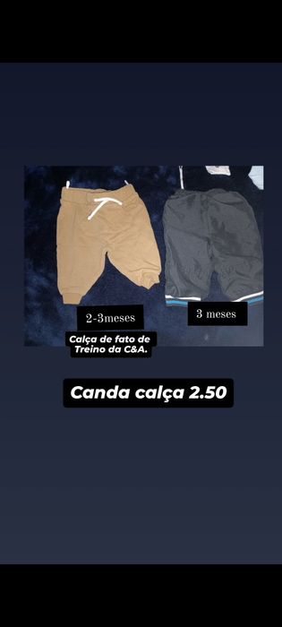 Roupa de bebê para menino/a em 2 mão