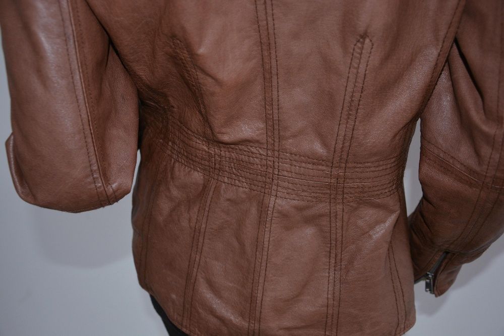 Kurtka Ochnik brązowa ocieplana damska 38 idealna na jesień