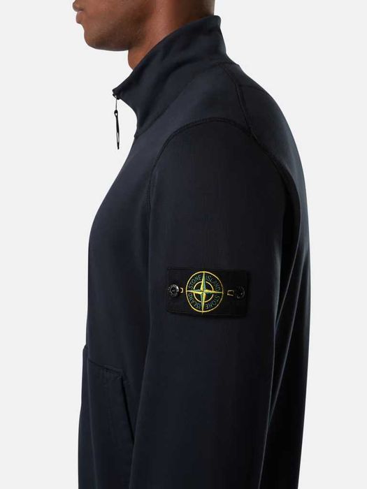 Світшот STONE ISLAND 64351 Classic Zip Sweatshirt Dark Blue SI0176-D