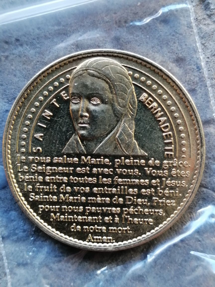 Медаль 150 лет Бернадетты