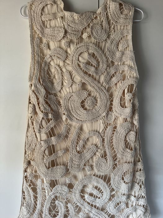 Vestido croche como novo