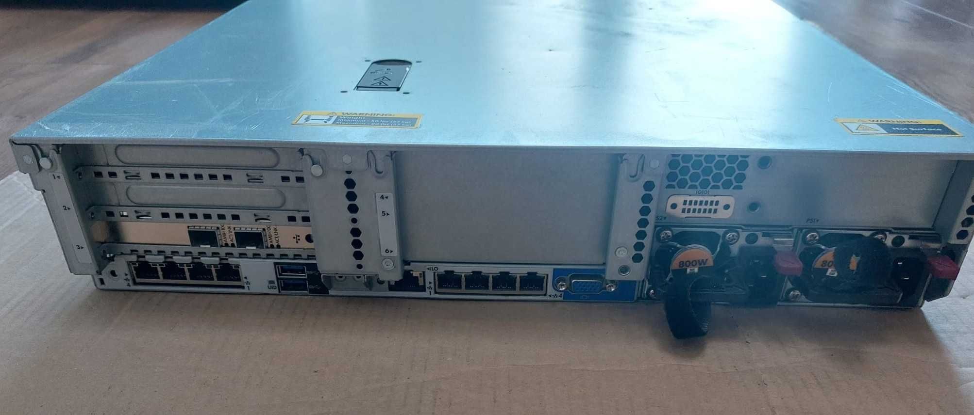 Serwer HP ProLiant DL380 Gen9  2× E5-2680 v3  DDR4 512 GB