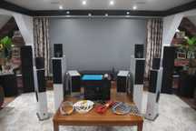 Kino Domowe Amplituner Ampli Tuner Yamaha RX-A3010 Aventage Kolumny
