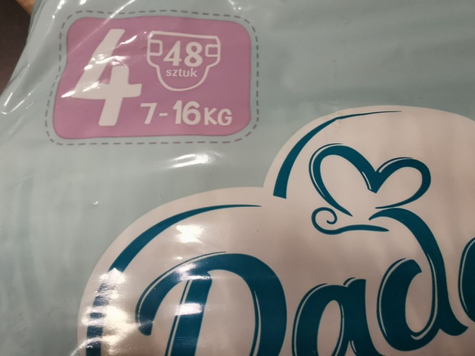 DADA extra soft 4 pieluchy 7-16 kg 48 szt NOWE