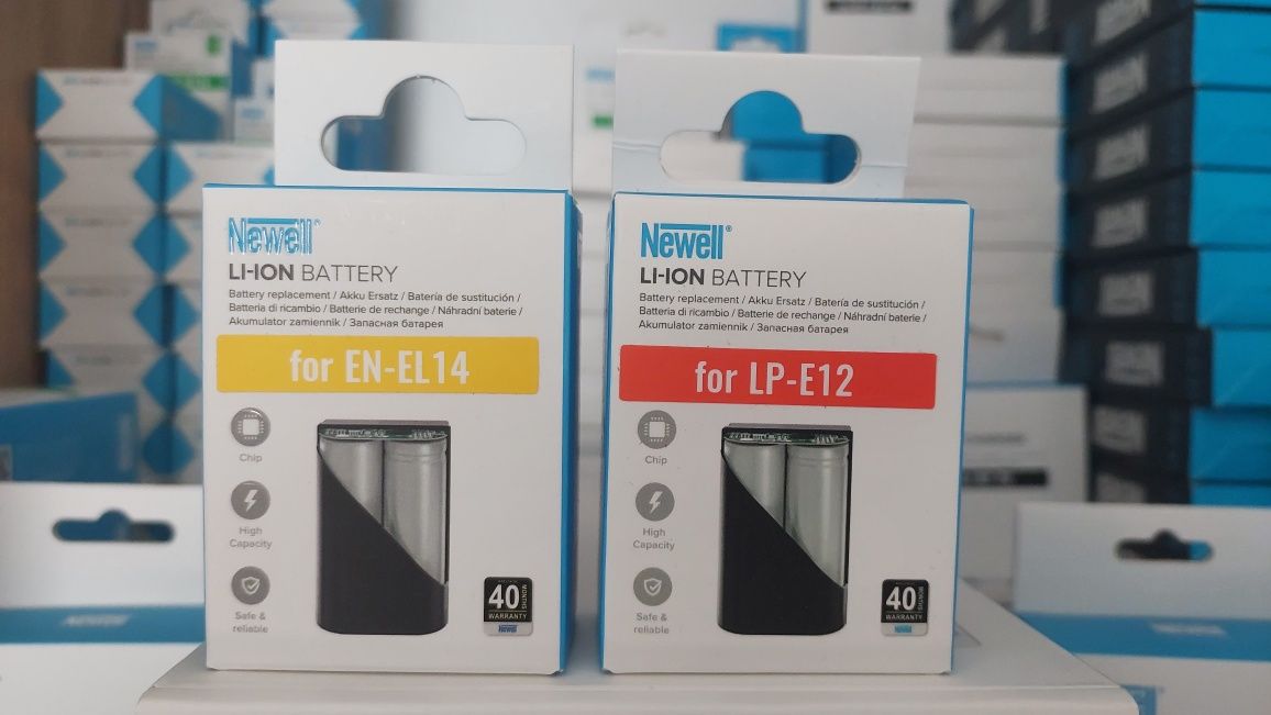 Зарядний пристрій+батарея Newell USB для EN-EL14. Гар.40міс.