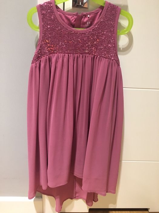 Sukienka liliowa rozm 134