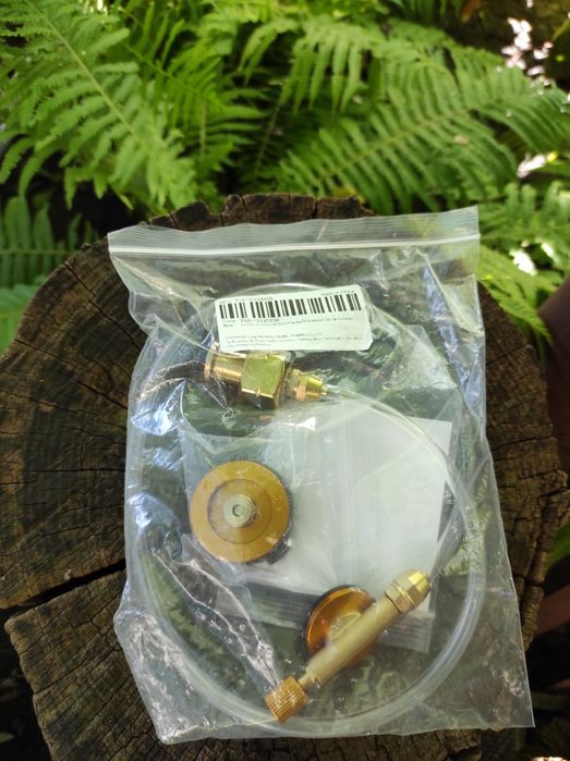 Заправка туристических балонов.