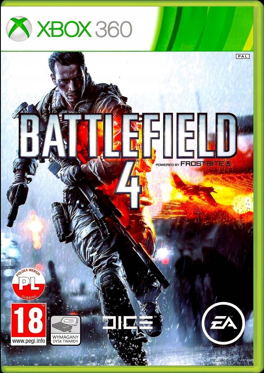 gra na Xbox 360 Battlefield 4 Po Polsku Dubbing Pl Polskie Wydanie + G